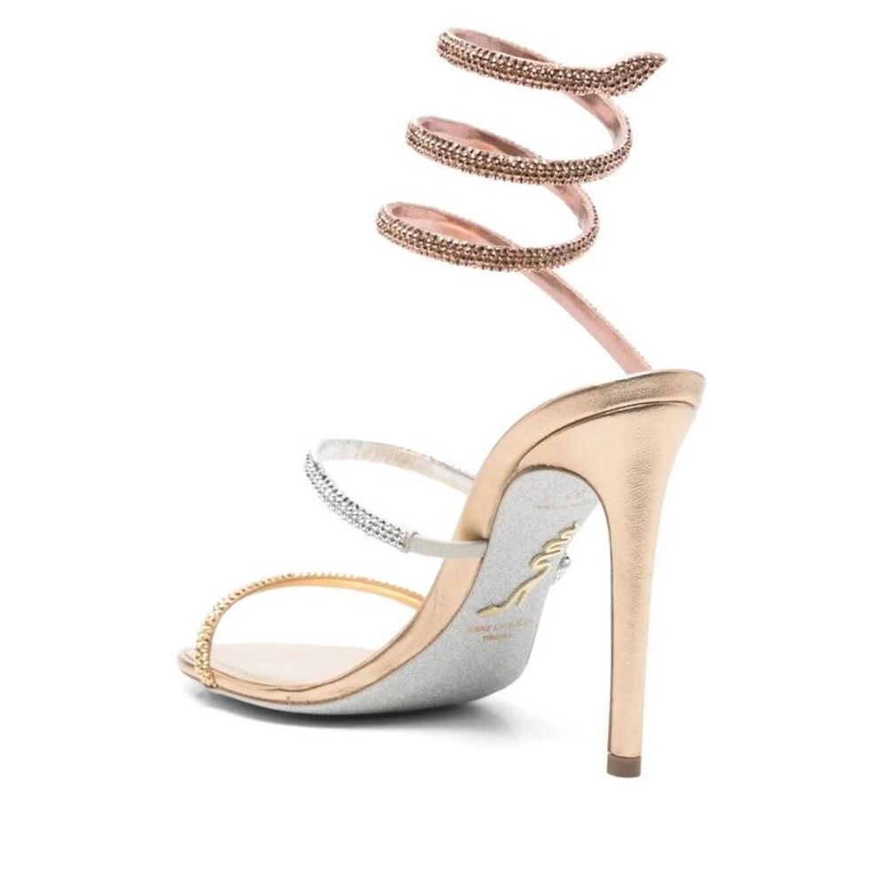 Rene Caovilla Women Cleo Three-Toned Sandal 105 - Picture 3 of 4